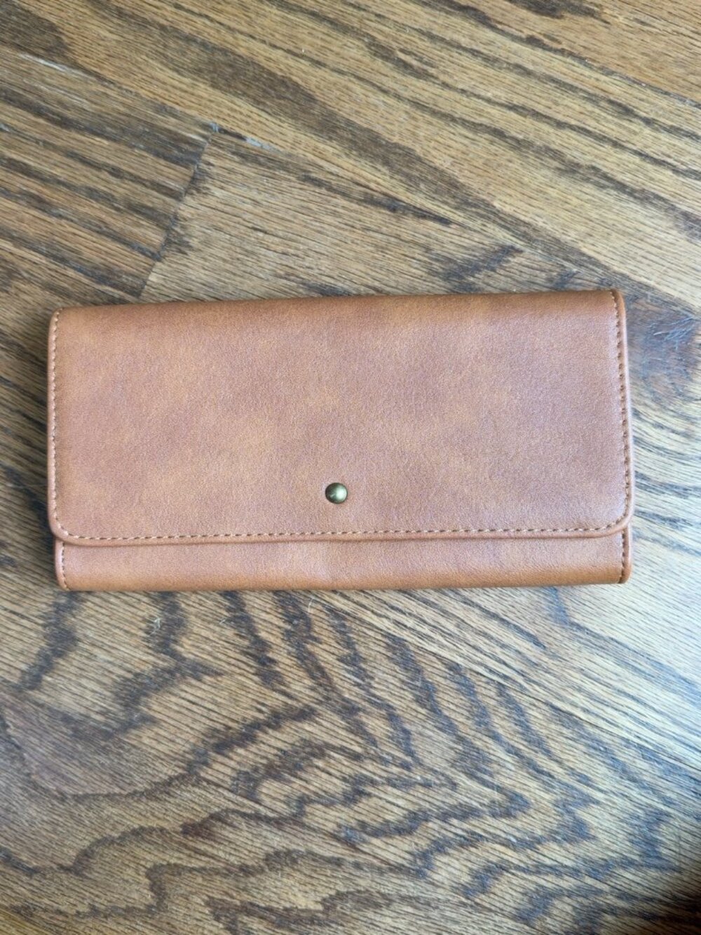 Universal Thread Cognac Brown Trifold Continental Wallet